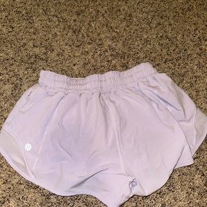 Size 4 2.5 Inch seem lululemon light purple shorts